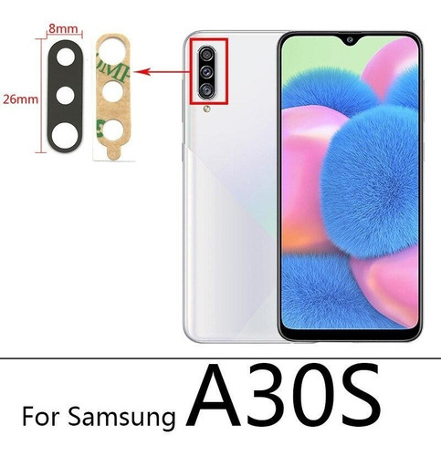 Samsung A30s Lente Camara Trasera Original + Pegamento