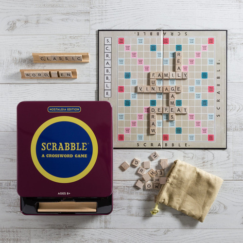 Ws Game Company Scrabble Nostalgia Edition En Lata Coleccion
