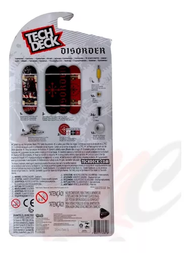 Fingerboards Tech Deck Mini Skate (Skate de Dedo) Disorder