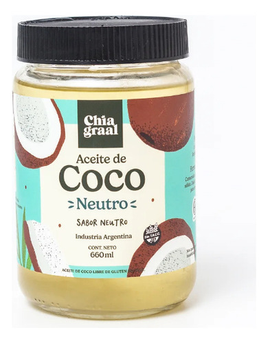 Chia Graal aceite de coco neutro 660ml