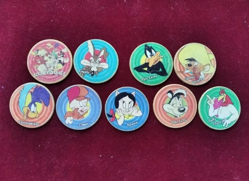 Mega Tazos ( Looney Tunes, 1994) ( 9 Unidades )  7v  \(^o^)/