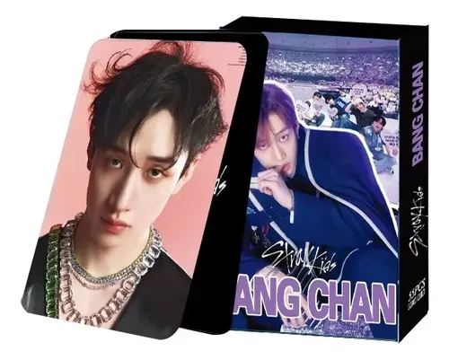 チョンハ　フォトカード Photocard Kpop Bang Chan Stray Kids C/ 55 Fotos | Parcelamento sem
