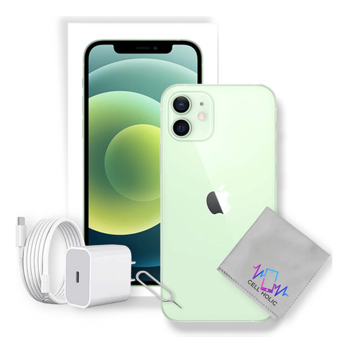 Apple Iphone 12 256 Gb Verde Con Caja Original Verde (Reacondicionado)