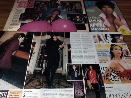 (as017) Carolina Peleritti * Recortes Revistas Clippings (Usado)