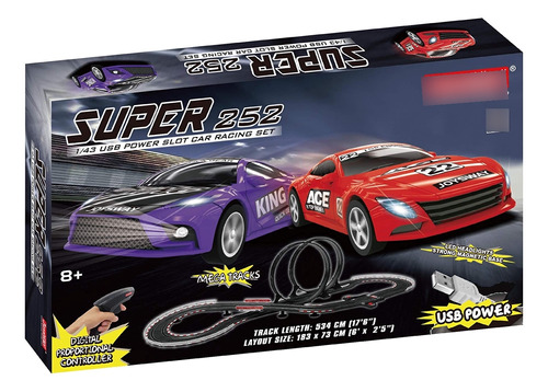 Joysway Superior 552 Usb Power Slot Car Racing Set