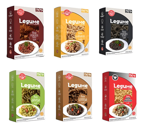 Pasta De Garbanzo Fusilli X284grs Legume - Sin Tacc