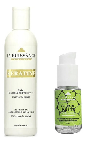 Tratamiento Keratina 300 Ml La Puissance+ Oleo De Palta