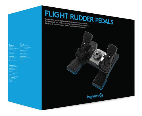Logitech Flight Rudder Pedals Simulador Vuelo Orangegame