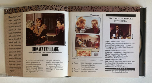 Cd Cronaca Familiare Soundtrack 1962 - Goffredo Petrassi Imp (Usado)