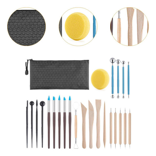 Kit De Herramientas De Arcilla Para Esculpir Arcilla De