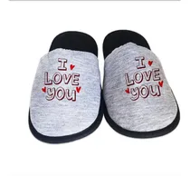 Comprar Pantufa Chinelo Casal Unissex Confortável Love You