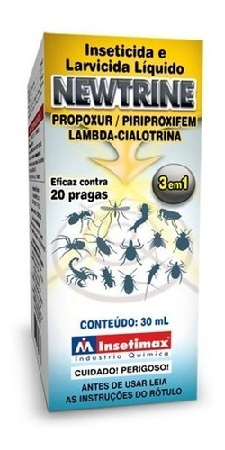 Newtrine 30ml Formiga Barata Pulga Carrapato Acaro Mosquito