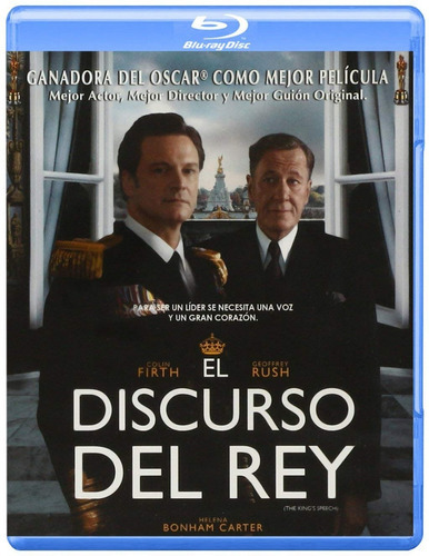 El Discurso Del Rey The King ' S Speech Pelicula Blu-ray