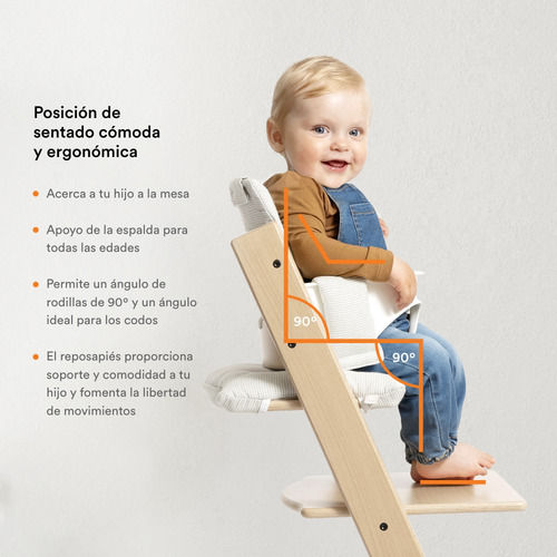 Paquete Tripp Trapp Baby Set Tray Y Arnes - Glacier Green