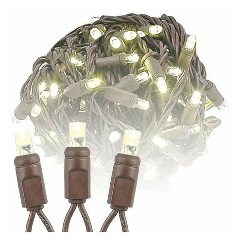 Novelty Lights 100 Luces Led Comerciales De Navidad (blanco