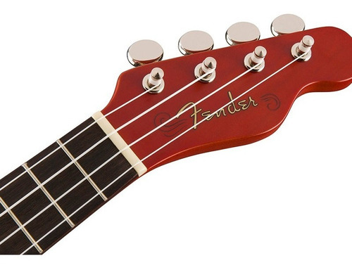 Ukelele Fender Venice Soprano Cherry Acoustic Red