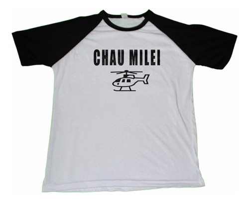 Remera Frase Chau Milei - Ranglan