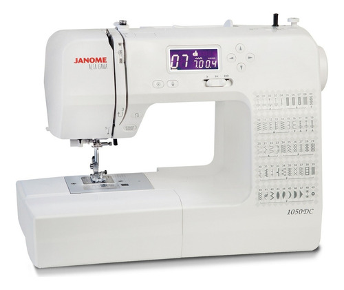 Máquina de coser recta Janome 1050DC portable blanca 220V - 240V