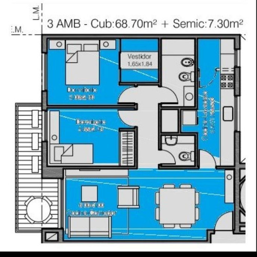 Imagen 6 de 6 de Departamento 3 Ambientes En Pozo- Villa Dominico- Excelente Financiación!!!