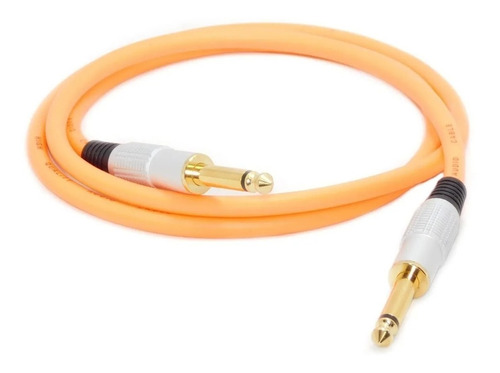 Cable Plug Plug 2mts Instrumentos Musicales Fluor Naraj Hamc