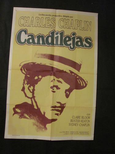 Afiche Original-candilejas -carlos Chaplin
