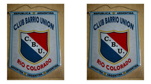 Banderin Mediano 27cm Club Barrio Union Rio Colorado