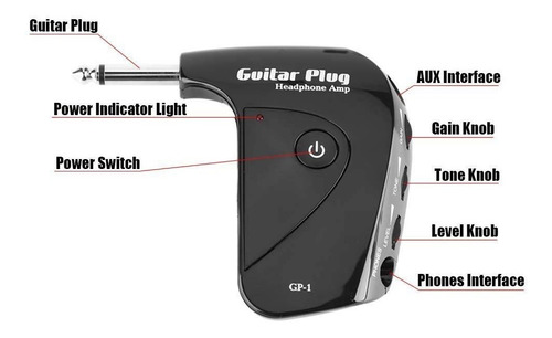 Amplificador Guitarra Para Auriculares Nux Gp-1