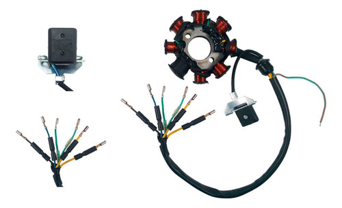 Bobina Coronilla 8 Modulos 2 Huecos 6 Pin Pulser 1 Cable Mox