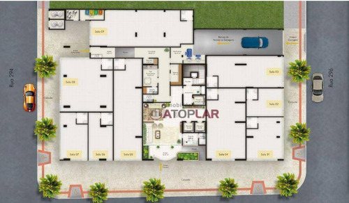 Imagem 2 de 11 de Sala À Venda, 83 M² Por R$ 1.228.042,35 - Meia Praia - Itapema/sc - Sa0096