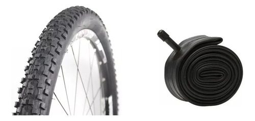 Pack 1 Neumático Y 1 Cámara Para Bicicleta Aro 29 X 2.125a/v