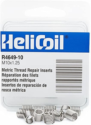 Heli-coil R464910 M10x1.25 Inserts / Pk 12