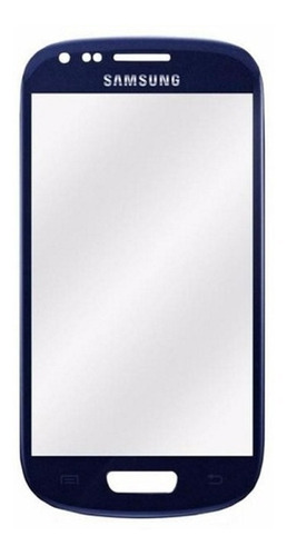 Cristal Tactil Vidrio Compatible Samsung S3 Mini Azul 