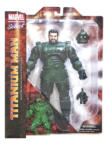 Figura De Accion Titanium Man - Marvel Select