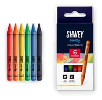 Comprar Crayon Crayones X6 Colores Ceras Pack X100 Cajitas No Toxico