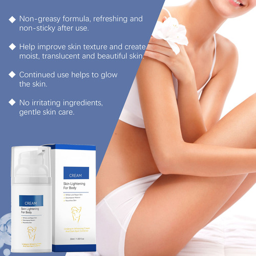 Crema Blanqueadora Para Axilas, Rodillas, Codos, Parte Inter