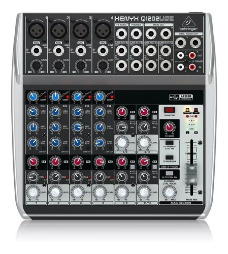 Mezcladora Behringer Xenyx Q1202usb + Garantía