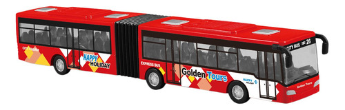 Modelo De Autobús Largo Retráctil, Juguete De Autobús