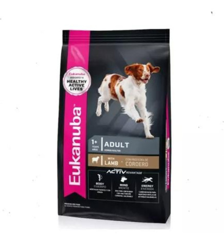 Eukanuba Cordero Perro Adulto Mediano X 15 Kg