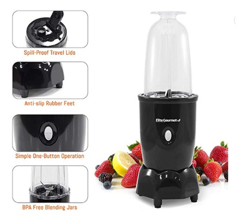 Licuadora Portatil Nutrinatural Bullet Elite 17 Pz