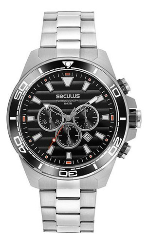 Relógio Seculus Masculino Ref: 44076g0svna3 Cronógrafo