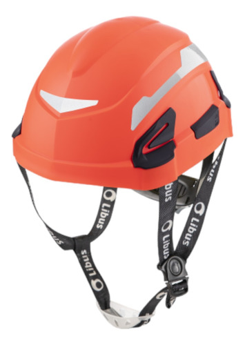 Casco De Seguridad Libus Apto Altura Andes Com. Naranja Fluo