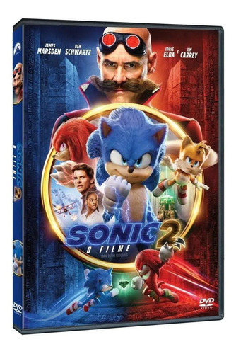 Dvd Sonic 2 O Filme ( Jim Carrey ) 2022 Original E Lacrado