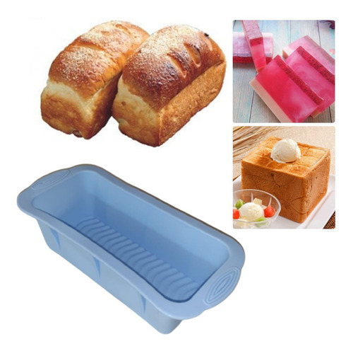 Molde De Silicona Para Queque O Pan De Molde Reposteria