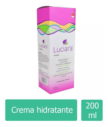 Luciara Crema Antiestrías Accion Hidratante Piel Sensi 200ml