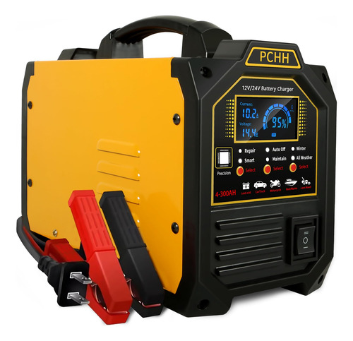 Cargador Inteligente De Batería 12 V 24 V Automático 15 A