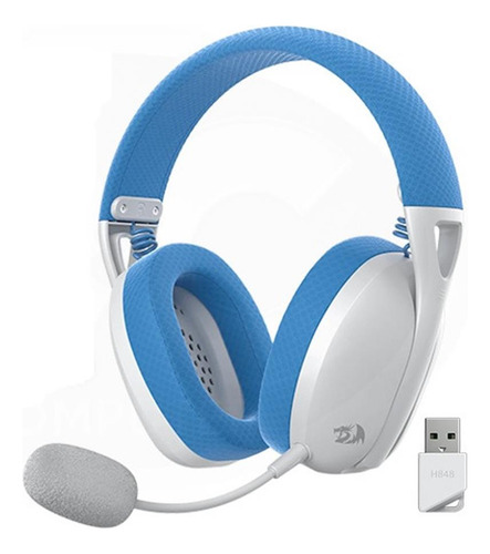 Auriculares para juegos Redragon Ire Pro H848b azules