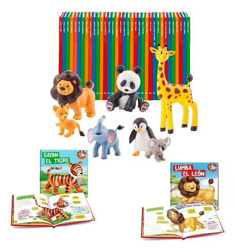 Colección Mis Animales Del Zoo Libro + Figura | Bingo El Chimpance