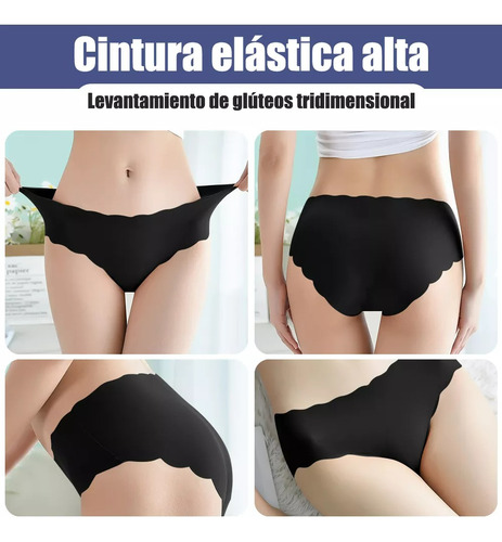 Pantaletas Confort De Sin Costura Para Mujer 5piezas