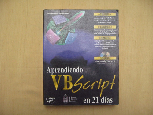 Keith Brophy Y Timothy Koets, Aprendiendo Vb Script En 21