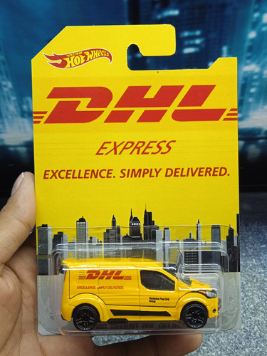 Custom Hot Wheels Camioneta Repartidora Dhl Ford Transit Van